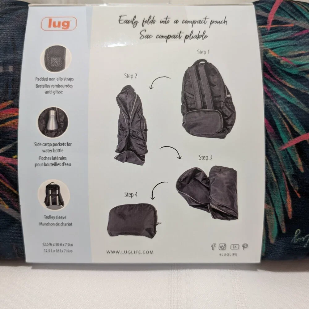 Lug Echo SE Packable Backpack - Tropical Multi - Picture 3 of 13